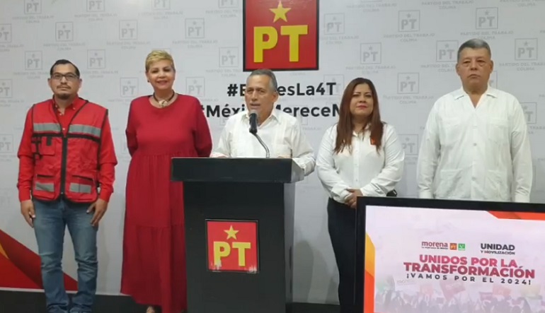 PT Colima apoyará a Claudia Sheinbaum en la Defensa de la 4T: Joel Padilla