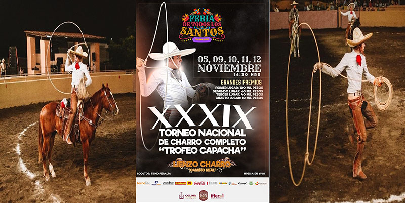 Todo listo para el Campeonato Nacional de Charro Completo ‘Trofeo Capacha’, del 5 al 12 de noviembre