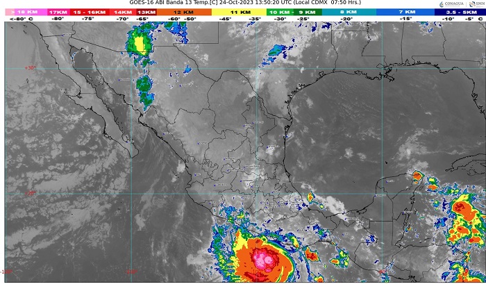 ’Otis’ se intensificará hoy a huracán; originaría lluvias aisladas en Colima