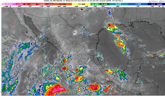 Tormenta Tropical Lidia al sur de costas de Colima generará lluvias fuertes, hoy martes