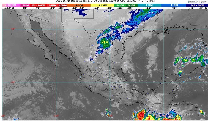 Se formó la Tormenta Tropical ‘Pilar’ en el Océano Pacífico; UEPC Colima está alerta