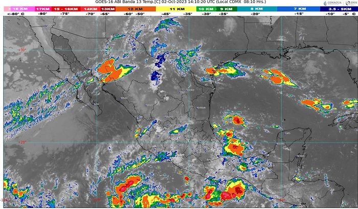 Se fortalece probable desarrollo ciclónico al sur de las costas de Colima y Michoacán
