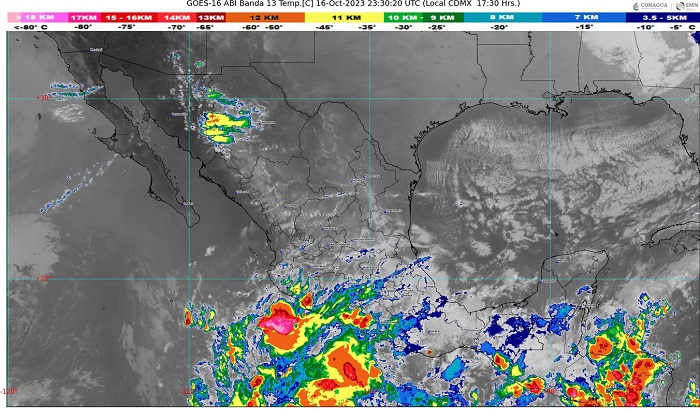 Baja presión con posible ciclón tropical se localizará al sur de Colima, Jalisco y Michoacán