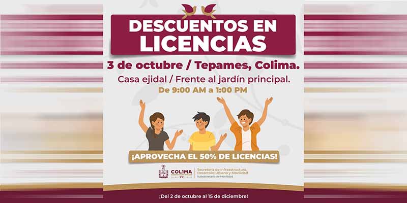 Campaña Móvil de Trámites inicia este martes 3 de octubre en Tepames