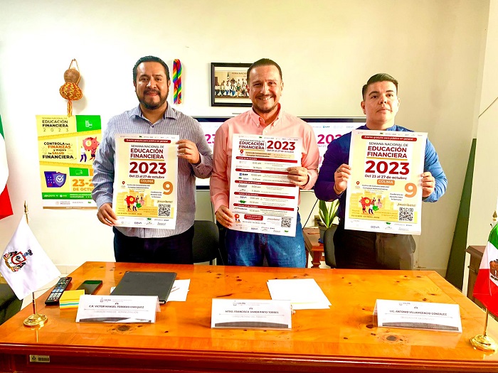 Gobiernos de México y Colima anuncian Semana Nacional de Educación Financiera