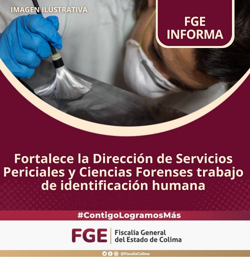 Fortalece la Dirección de Servicios Periciales y Ciencias Forenses trabajo de identificación humana