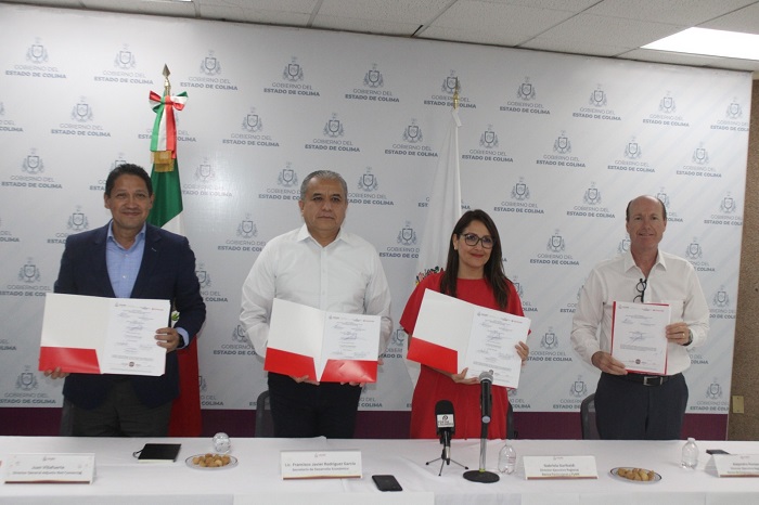 Gobierno de Colima y Santander firman convenio; esperan atender 300 PyMEs con 700 mdp