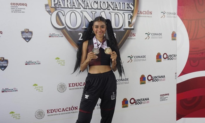 Con el oro a Azucena Mariano, Colima cierra participación en paratletismo de Paranacionales 2023