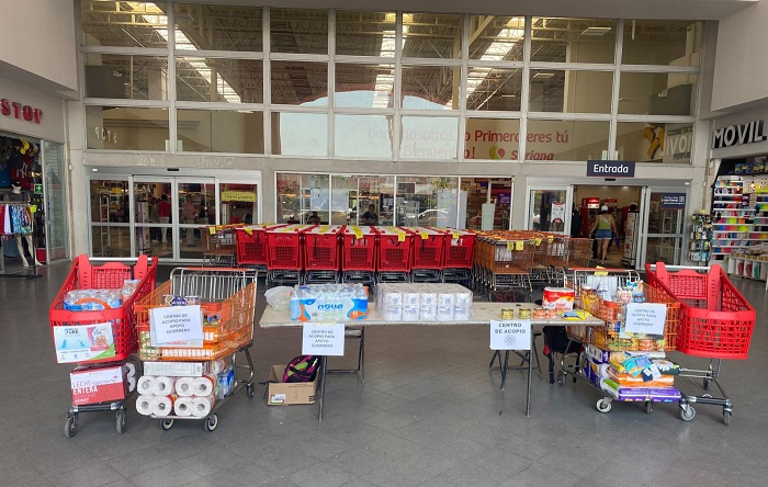 Manzanillenses atienden el llamado de Griselda Martínez para dar ayuda a familias damnificadas de Guerrero