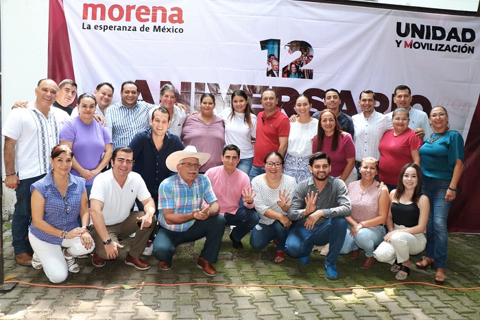 Llama Dulce Huerta a seguir fortaleciendo a Morena
