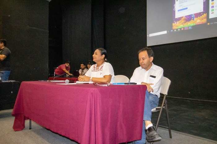 Anuncia Griselda Martínez la presentación de Tania Libertad en el Festival del Mictlán 2023