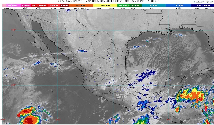 Probables chubascos en algunas zonas del estado de Colima: SMN