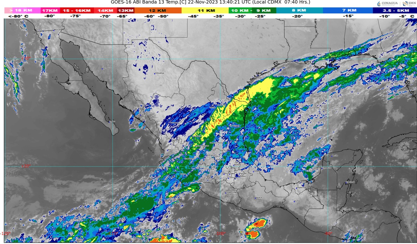 SMN prevé lluvias fuertes en algunos municipios de Colima