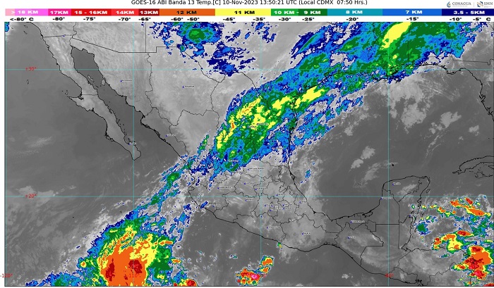 SMN prevé temperaturas máximas de hasta 35ºC para el estado de Colima