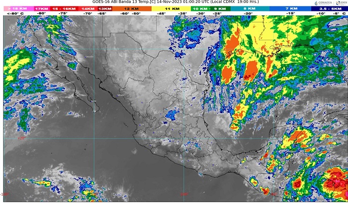 UEPC vigila baja presión que podría ocasionar lluvias aisladas en Colima