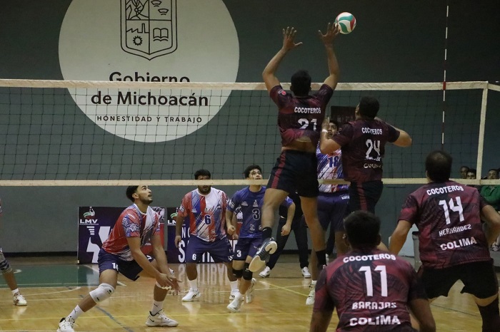 Cocoteros de Colima gana su primer encuentro de la Liga Mexicana de Voleibol, de visita en Morelia