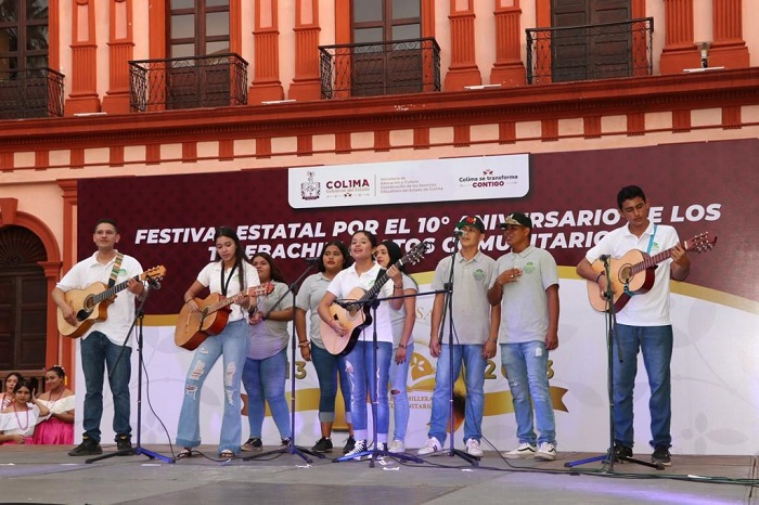 Celebra Educación Colima 10° aniversario de Telebachilleratos Comunitarios