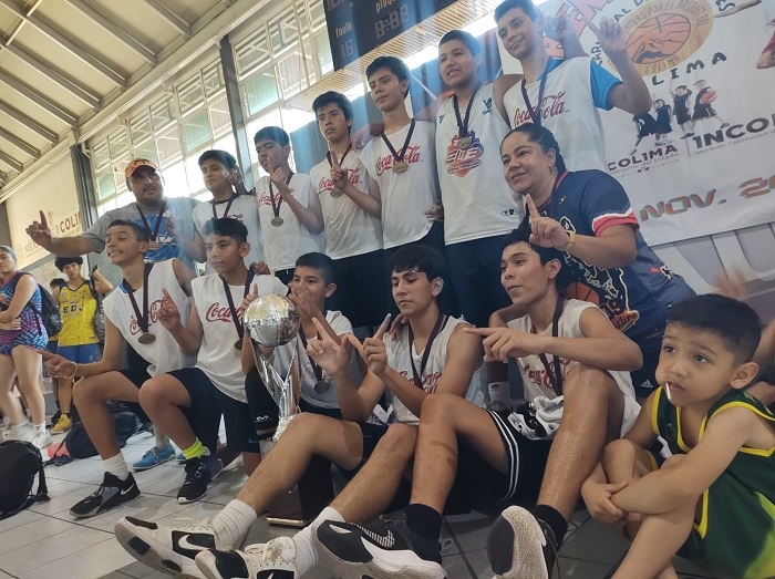 Nueve equipos colimenses logran medallas en el ‘Carnaval de Campeones’ de Basquetbol