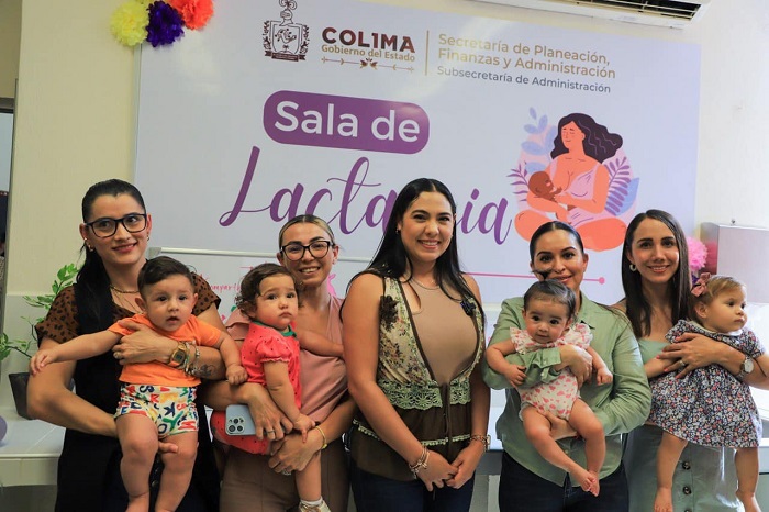 Gobernadora de Colima inaugura Sala de Lactancia para madres trabajadoras de la administración estatal