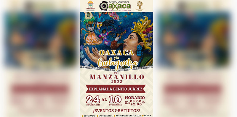 Ayuntamiento presentará a Oaxaca y la Guelaguetza en el centro de Manzanillo