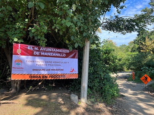 Griselda Martínez da inicio a construcción de un vado-puente para la comunidad de Parajes