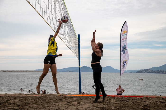 El Ayuntamiento de Manzanillo convocó a mujeres para Torneo de voleibol playero femenil en San Pedrito