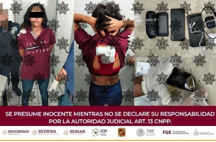 Seguridad Pública detiene a persona que intentaba ingresar droga y celulares al Cereso de Colima