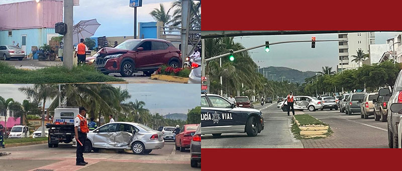 Fuerte choque deja tres mujeres lesionadas en Manzanillo