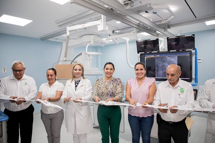 Indira y Gobierno de México inauguran primera sala pública de Hemodinamia en Colima; atenderá infartos y salvará vidas