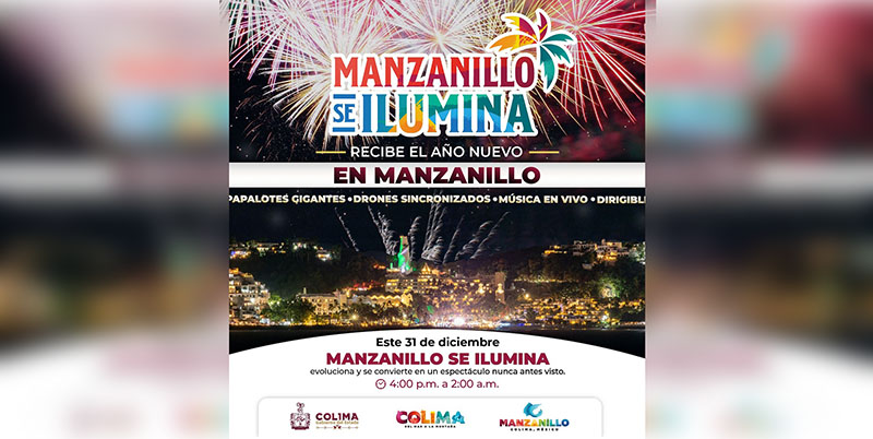 ‘Manzanillo se ilumina’ será un gran festejo con música, papalotes, drones, luces, pirotecnia y un dirigible