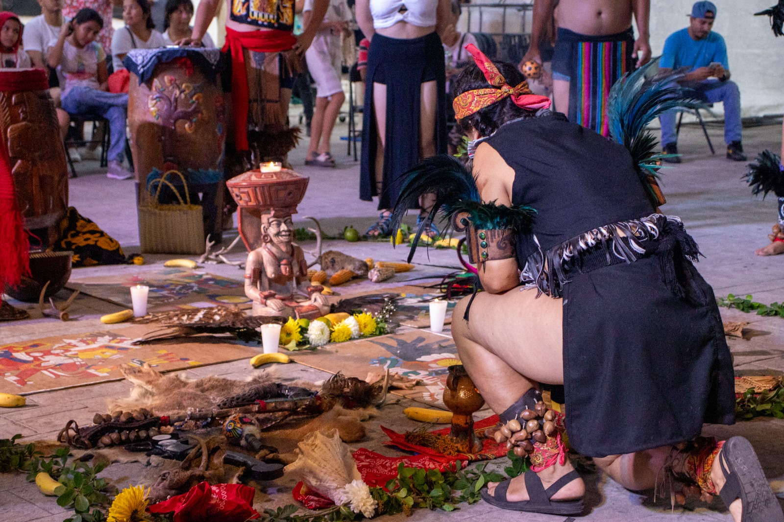 Festival del Colibrí, presentó ritual del solsticio de inverno