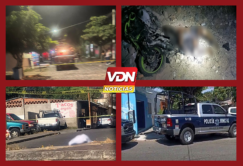 Continúan los hechos violentos en Colima este domingo, disparan contra dos hombres en diferentes eventos