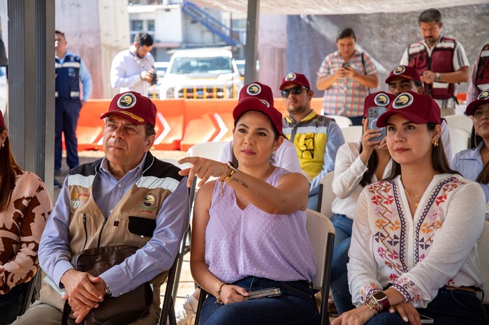En Manzanillo, Indira supervisó obras de acceso al puerto y el Centro de Salud Francisco Villa, por más de 451 mdp