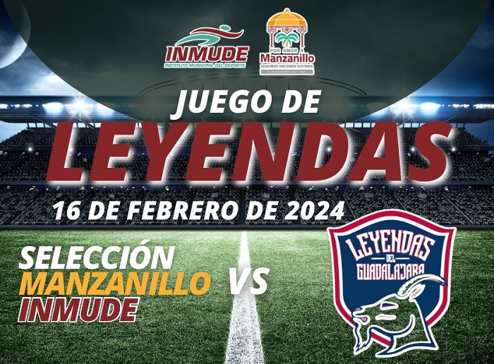 El Ayuntamiento de Manzanillo organiza partido de futbol con jugadores “leyenda” de las Chivas