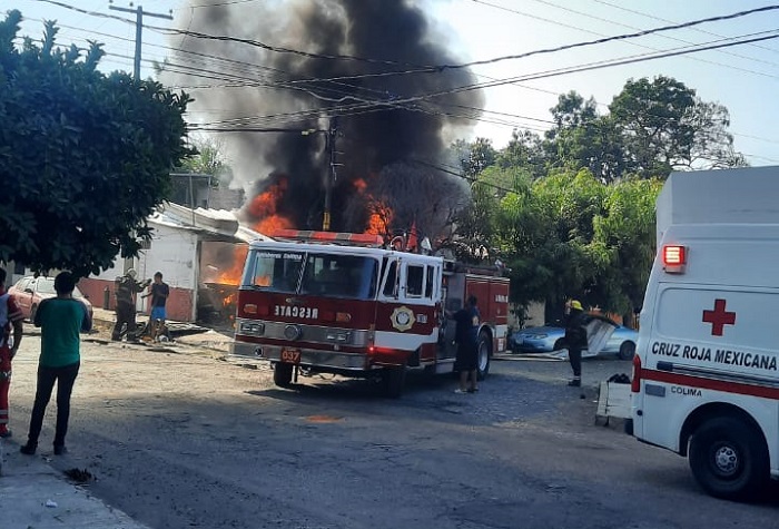 Explota tanque de gas estacionario en negocio en Fátima, hay dos lesionados graves