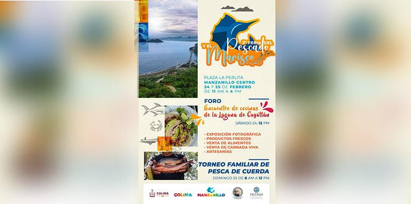 Este sábado y domingo se realiza la 2ª Feria del Pescado y el Marisco, en Manzanillo