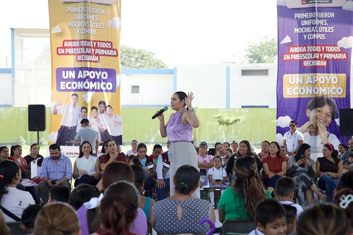 Gobernadora lleva ‘Mi ColiBeca para Empezar’ a más de 2,600 estudiantes de Manzanillo y Minatitlán, este martes