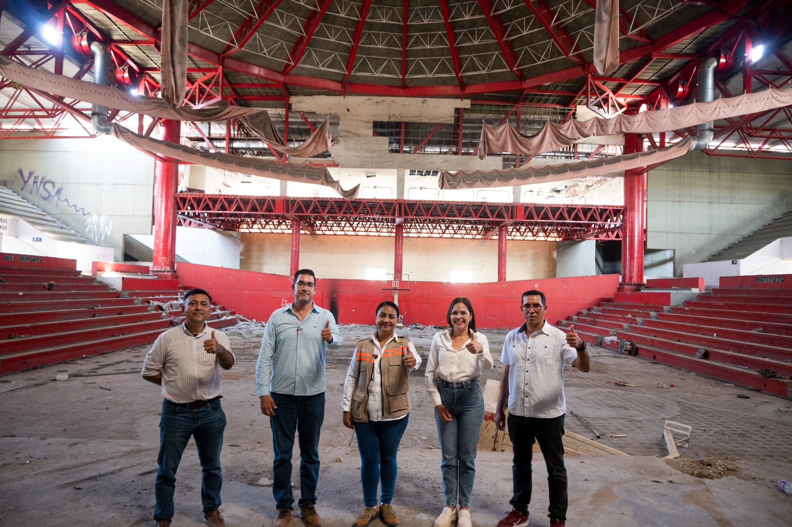 Griselda Martínez anuncia nuevas obras, como la remodelación del Auditorio Manuel Bonilla Valle