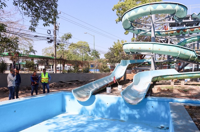 Rehabilitación de albercas del Parque Regional de Colima va al 70%: Seidum