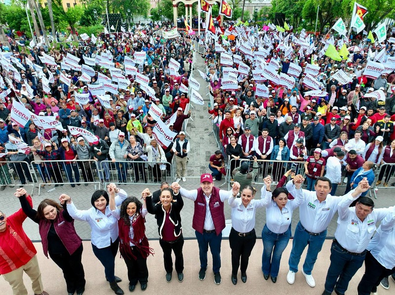 Claudia Sheinbaum destaca el abastecimiento de agua, la consolidación de puertos y trabajar en coordinación con EE. UU. en los puentes fronterizos como eje central de su gobierno para Tamaulipas