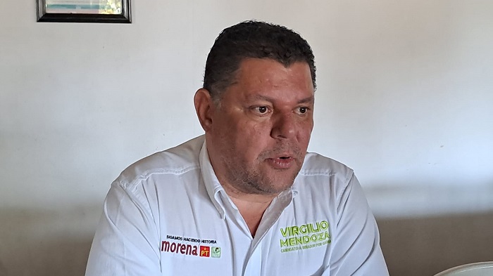 Desde el Senado buscaré mecanismos para que Colima tenga más recursos generados por el puerto: Virgilio Mendoza