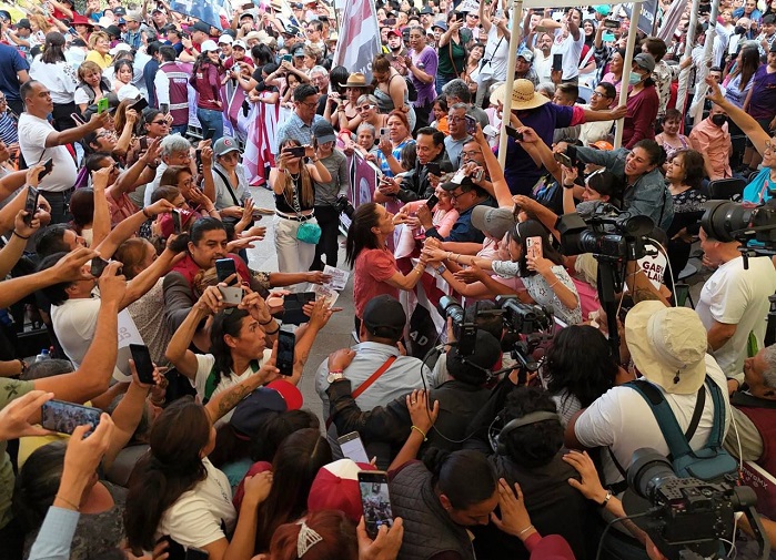 Claudia Sheinbaum resalta movilidad, salud, educación, garantizar el derecho al agua y fortalecer la seguridad como ejes de la continuidad de la 4T en la CDMX