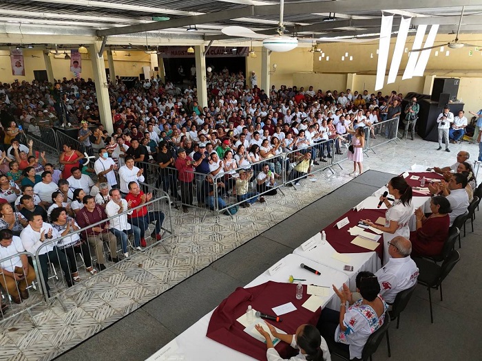 “Quiero ser recordada, como la presidenta de la educación pública”: Claudia Sheinbaum ante más de 1500 maestros y maestras de Campeche