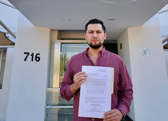 Benjamín Alamillo Delegado de Movimiento Ciudadano, solicita al INE la realización de un debate entre las fórmulas al Senado; y lanza el reto a todas las fuerzas políticas a participar