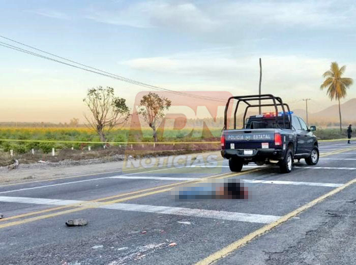 En la carretera Armería-Manzanillo ciclista pierde la vida tras ser atropellado