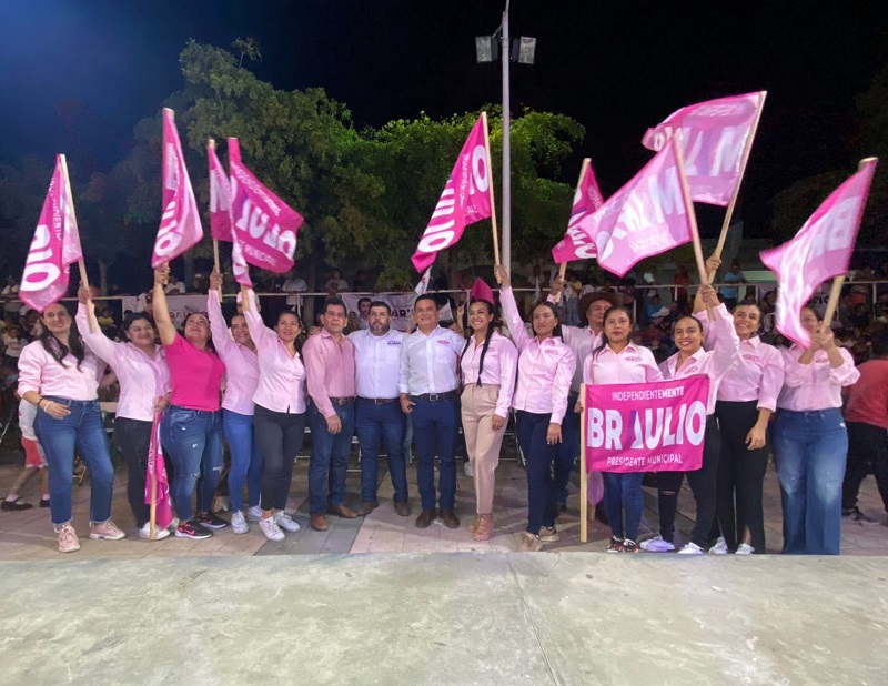 Formidable y contundente respuesta de comaltecos a candidatos independientes: Braulio