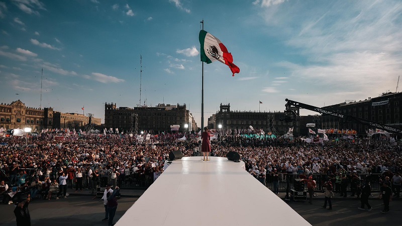 Más de un millón de personas muestran su apoyo, cariño y respaldo a Claudia Sheinbaum en su primer mes de campaña rumbo a la Presidencia de la República