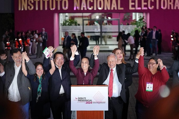 Claudia Sheinbaum ganó el 1er Debate: con claridad, carácter y proyecto para desde la Presidencia superar los retos del país