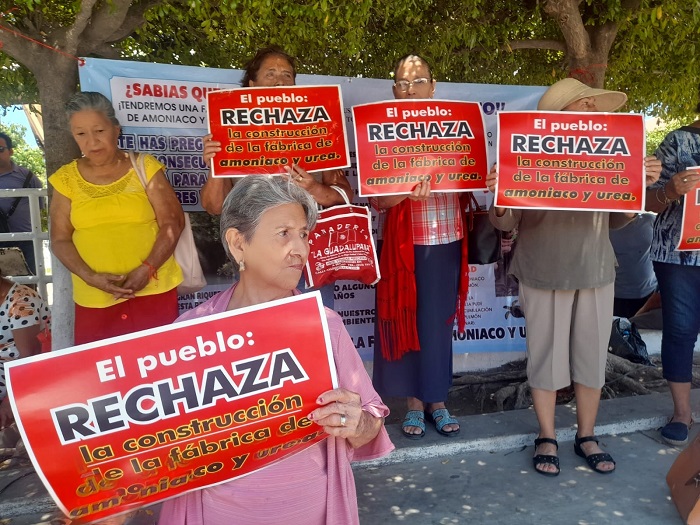 Exigen anular uso de suelo industrial donde se pretende construir planta de amoníaco en Armería