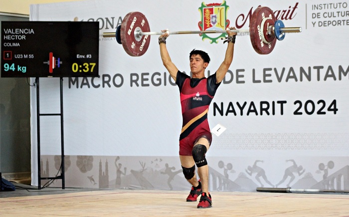 Colima suma dos clasificados directos a Nacionales Conade 2024 en halterofilia
